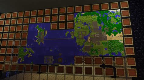 minecraft - How do I create a wall of maps with item frames? - Arqade