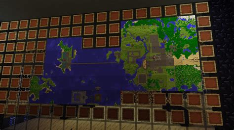 minecraft - How do I create a wall of maps with item frames? - Arqade