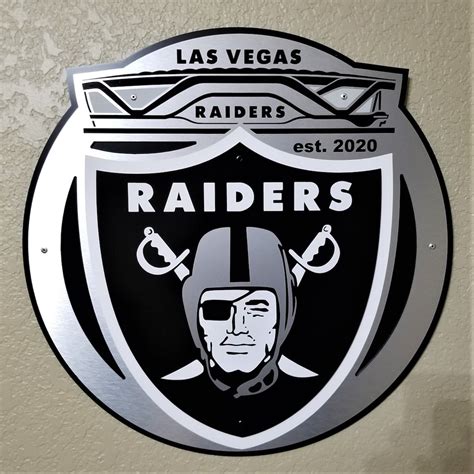 RAIDERS Round Wall Décor - Etsy