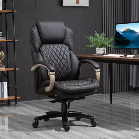 Vinsetto + Executive Office Chair with High Back Diamond Stitching ...