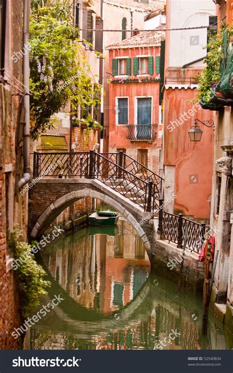 Classic View Of Venice With Canal And Old Buildings, Italy Stock Photo ...