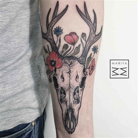 Deer Skull Tattoo | Best Tattoo Ideas Gallery