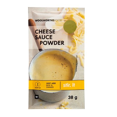 Cheese Sauce Powder 38 g | Woolworths.co.za