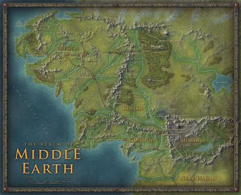 Middleearth Map — In The Reads