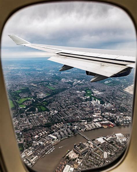 View From Airplane Window