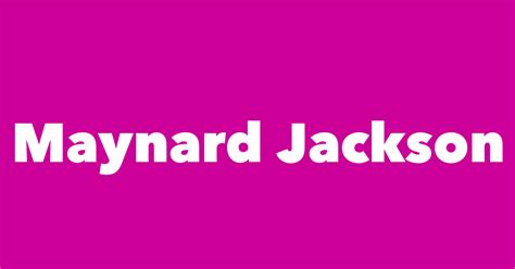 Maynard Jackson - Spouse, Children, Birthday & More