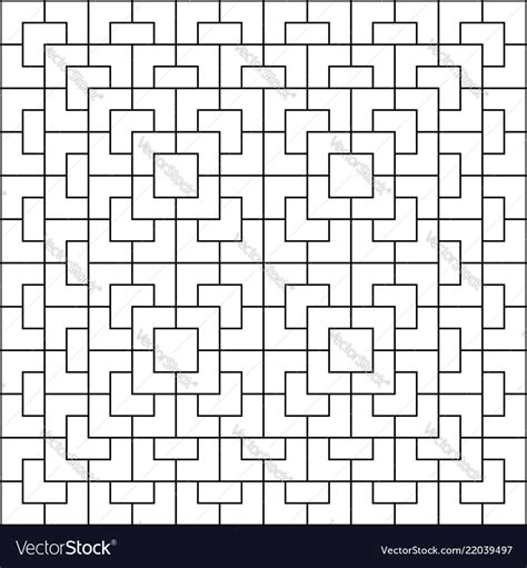 White geometric pattern on background Royalty Free Vector