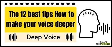 How to Deepen Your Voice: Effective Techniques