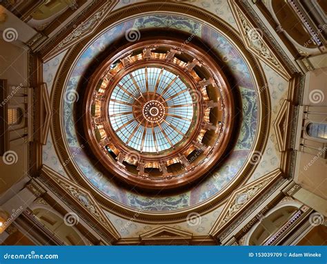 Dome of the Kansas State Capitol Stock Image - Image of government ...