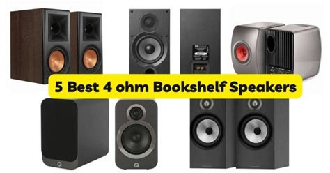 5 Best 4 ohm Bookshelf Speakers - All For Turntables