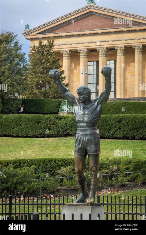 The Rocky Statue, Philadelphia Art Museum, Philadelphia PA USA Stock Photo - Alamy