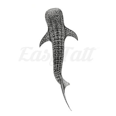 Whale Shark - Extra Small (includes 2) - 4cm x 2cm | Shark tattoos ...