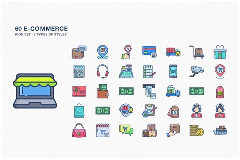 E-commerce Icons - Design Cuts