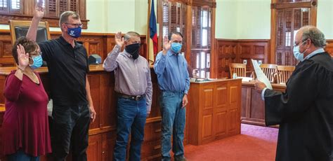 Several Leaders Sworn In Friday at the Courthouse | The Fayette County ...