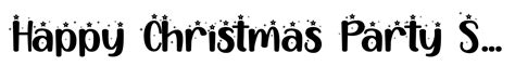 Happy Christmas Party Star Font | Webfont & Desktop | MyFonts