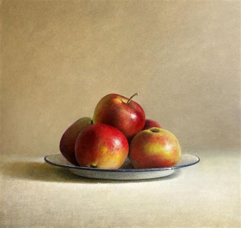 Daily Painting - Postcard from Holland: Still life with apples