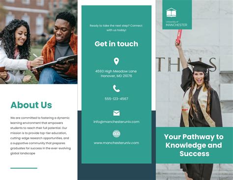 College Trifold Brochure Template - Venngage