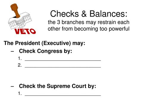 The Three Branches of Government Chap. 3, Sec ppt download