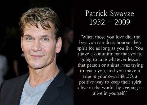 Total 56+ imagen patrick swayze frases - Abzlocal.mx