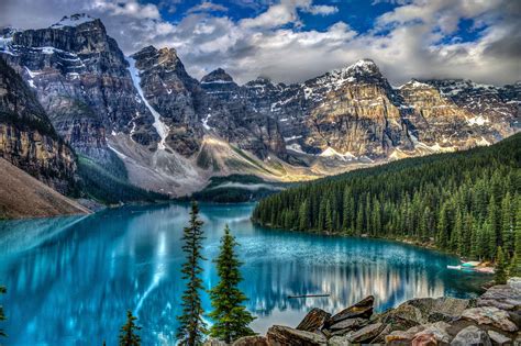 Moraine Lake - Moraine Lake, Banff Canada. | Moraine lake, Lake, Moraine