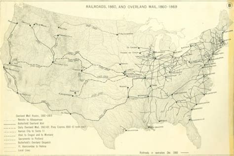 Map of American Railroads 1860-1869 : r/MapPorn