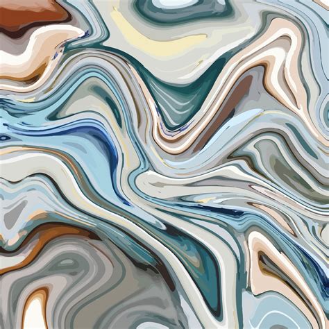 Liquid marble texture with abstract colorful background 1822066 Vector ...