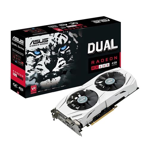 Placa de Vídeo Radeon RX 480 OC DDR5 256Bits DUAL-RX480-O4GB - Asus - Glacon Informática