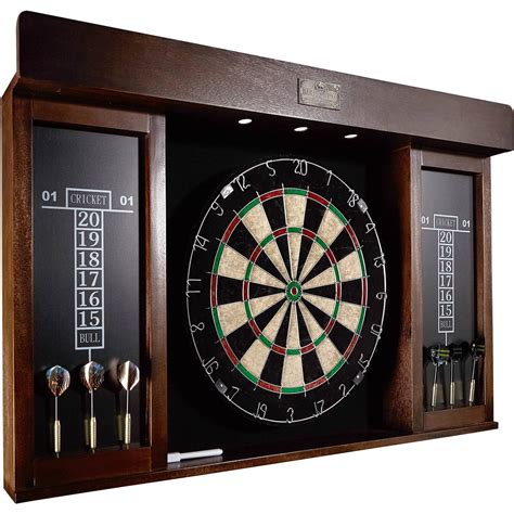 Barrington 40inch Dartboard Cabinet with LED Lights - Walmart.com