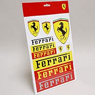 Ferrari SF&Logo Sticker Set(11pieces) : Italian Auto Parts & Gadgets Store