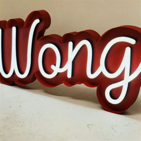 Custom Curved Acrylic Neon Sign | Business Signs - Big Banner Australia