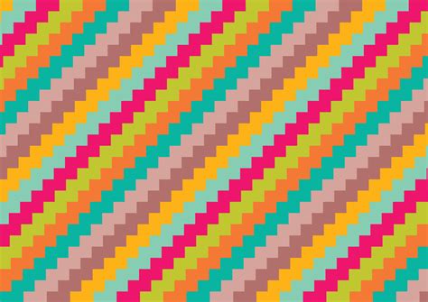 Colorful zig zag pattern background