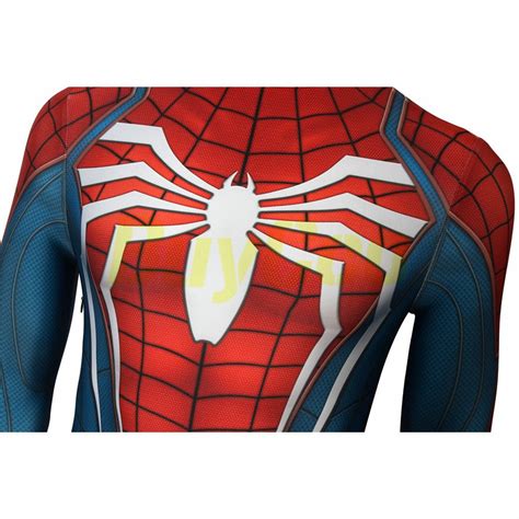 Spider-man PS4 Advanced Suit Spiderman Cosplay Costume Buycco