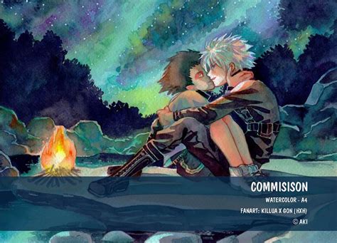 [COMMISSION] - FANART KILLUA X GON by TrixSama on DeviantArt