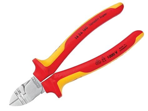 Knipex KPX1426160 VDE Side Cutters/Wire Stripper 160mm