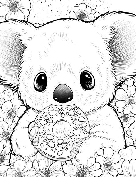 34 Adorable Koala Coloring Pages For Kids And Adults - Our Mindful Life