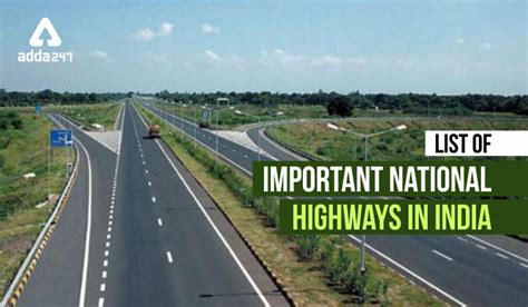 List of National Highways in India with Updated Names 2022