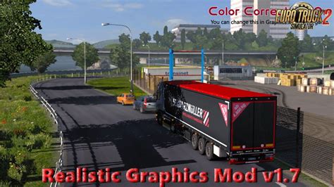 REALISTIC GRAPHICS MOD V1.7 (1.27.X) ETS2 - ETS2 Mod Download