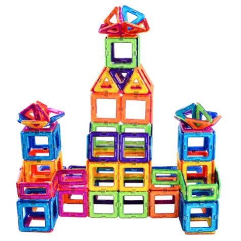 71Pcs Educational Free Play Magnetic Building Blocks for Kids