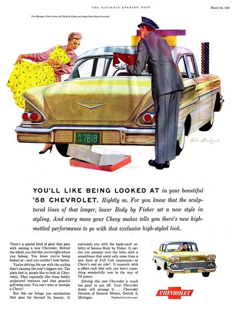 Vintage cars, Chevrolet, Car ads