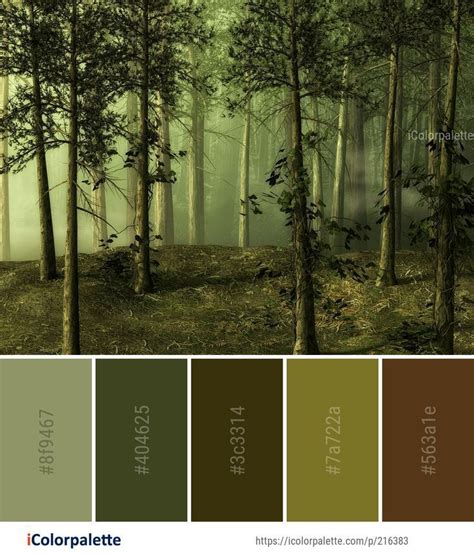 forest green color palette - Maximina Crump