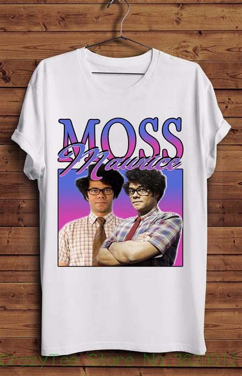 Women's Tee Moss It Crowd T Shirt Vintage Geek Roy Jen Nerd Maurice New Homage T Shirts Clothing ...