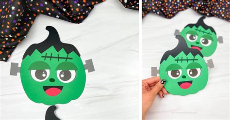 Frankenstein Cut And Paste Craft [FREE Printable] Story - Simple Everyday Mom