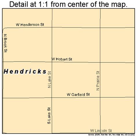 Hendricks Minnesota Street Map 2728430