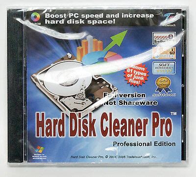 Hard Disk Cleaner Pro Professional Edition by Tradetouch PC CD drive ...