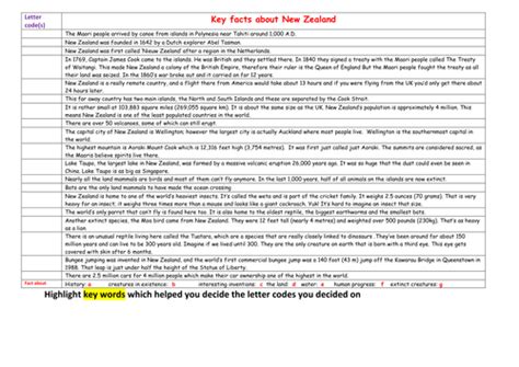 Key facts about New Zealand | Teaching Resources