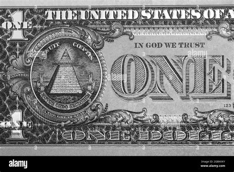 1 one dollar bill Black and White Stock Photos & Images - Alamy