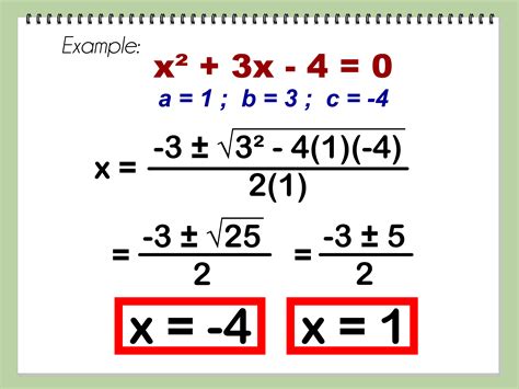 How to Find the Roots of a Quadratic Equation (with Pictures)