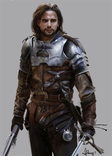 ArtStation - BBC Musketeer study, Jeffrey Chang Fantasy Character Art ...