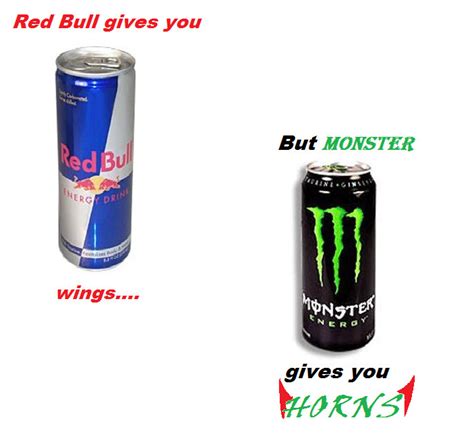 Red Bull VS. Monster by TWFFOMA-xD on DeviantArt