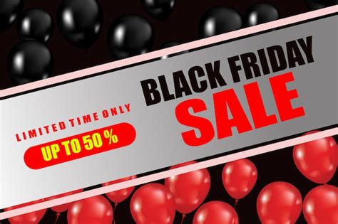 Premium Vector | Black friday banner template